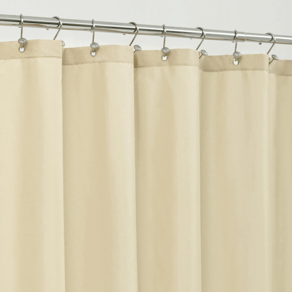 ALYVIA SPRING Waterproof Fabric Shower Curtain or Liner White, 72x72