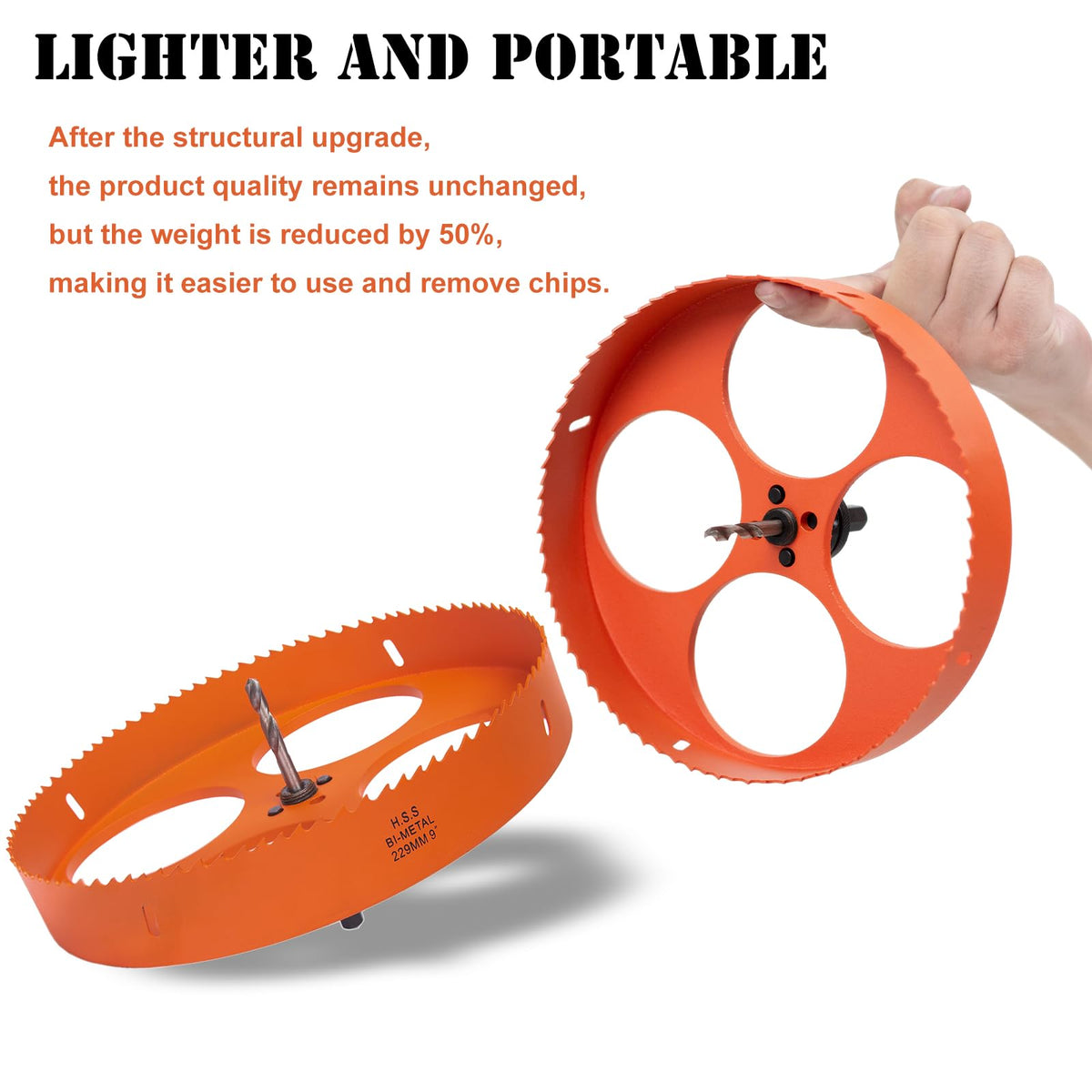 3 inch Hole Saw for Wood, Metal, Plastic & Drywall, with Arbor