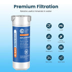 Crystala Filters XWFE (Built-in CHIP) Refrigerator Water Filter 2-Pack