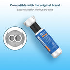 Crystala Filters XWFE (Built-in CHIP) Refrigerator Water Filter 2-Pack