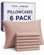 King Pillow Cases Set of 2 - Ultra Soft Cozy Pillowcase Covers - White