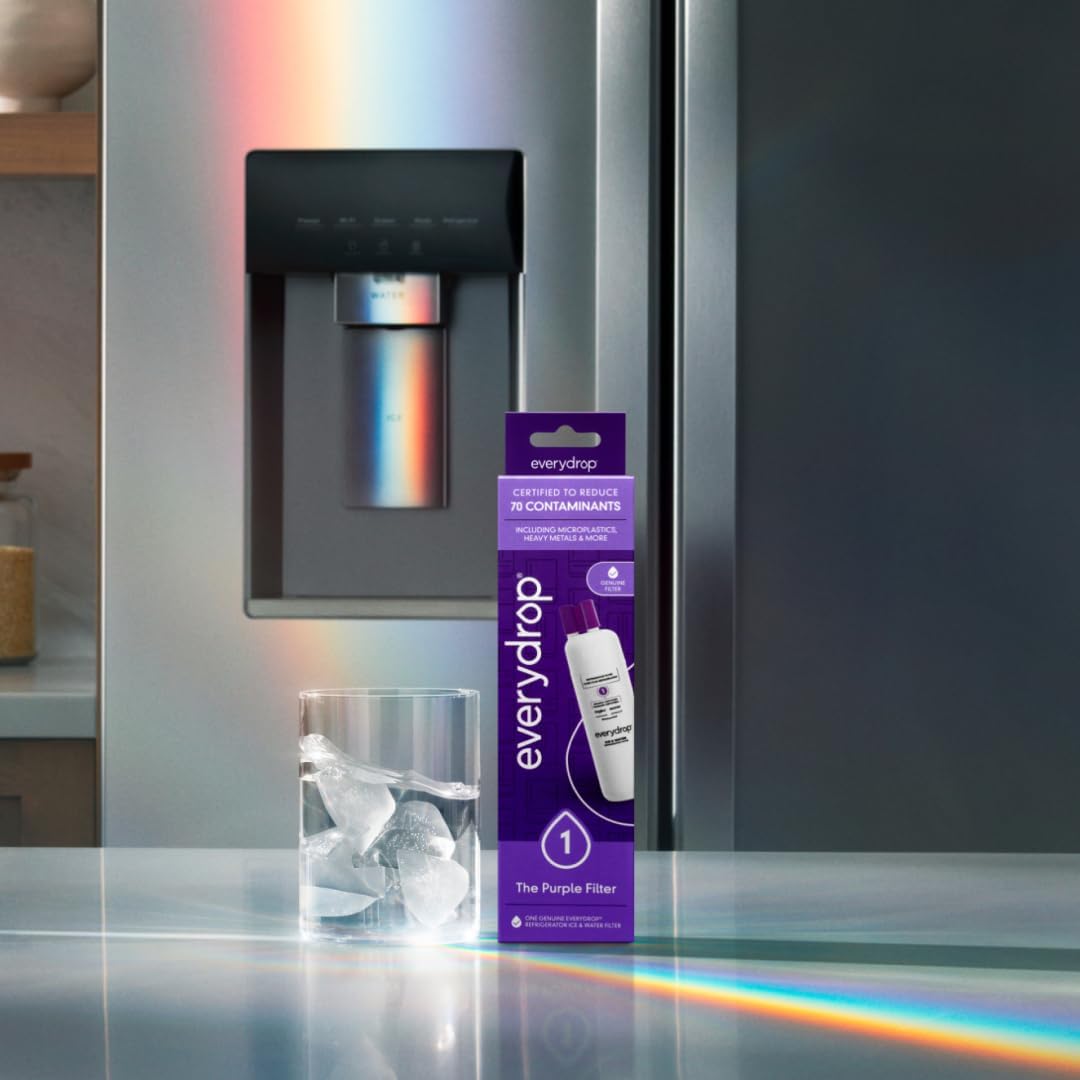everydrop by Whirlpool Ice & Water Refrigerator Filter 1, Purple, EDR1RXD1