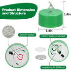 KOABY 12/24/50/100/200/400 Pack LED Tea Lights