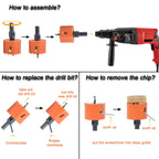 3 inch Hole Saw for Wood, Metal, Plastic & Drywall, with Arbor