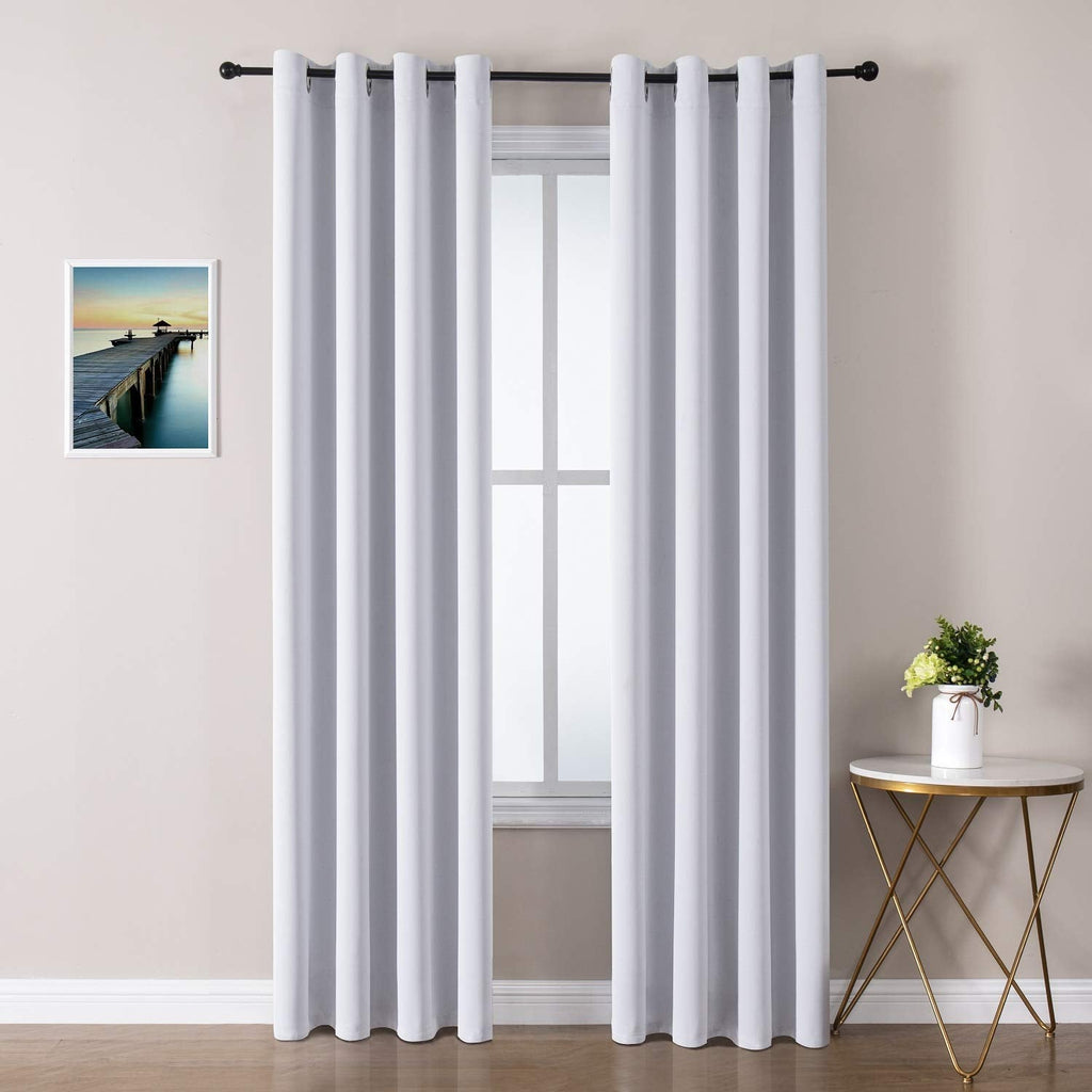 ChrisDowa Small Blackout Curtains for Kitchen and Bedroom 24 Inches Long