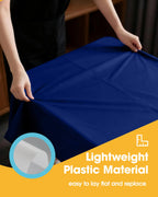 Niuara American Flag Plastic Table Cloth Disposable, 4 Pack, 54 x 108 in