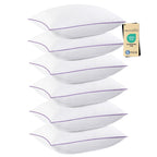 JOLLYVOGUE Firm King Size Pillows Set of 4, Cooling Supportive Bed Pillows with Oeko-Tex Certified Soft Down Alternative Fill, Luxury Hotel Quality for Back, Stomach and Side Sleepers