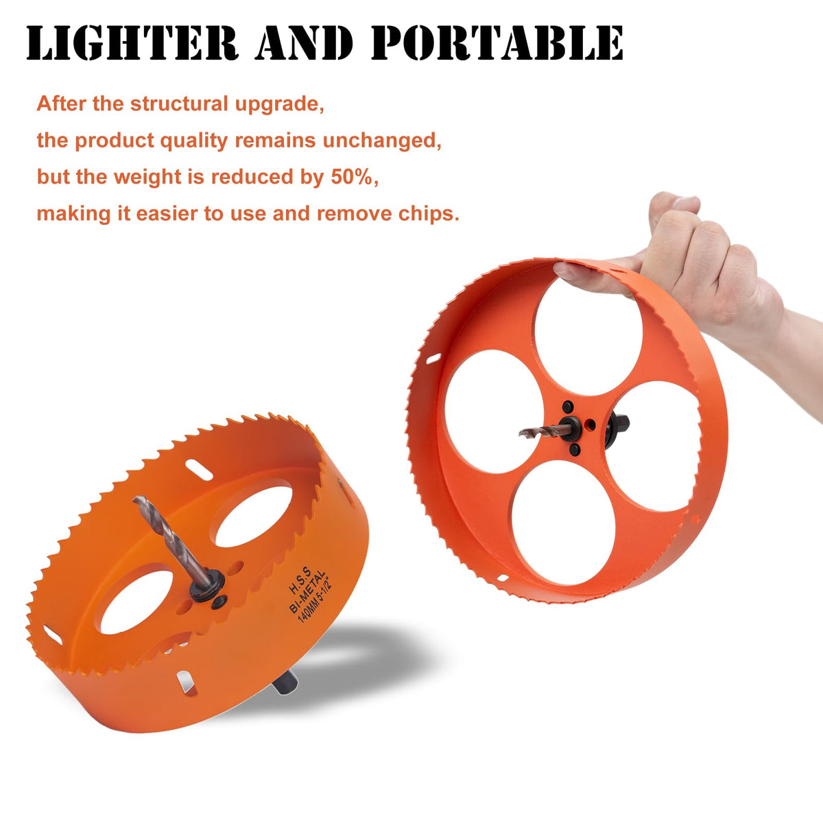 3 inch Hole Saw for Wood, Metal, Plastic & Drywall, with Arbor