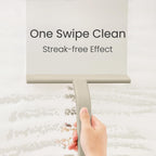 dancemoon JustHang Shower Squeegee with Built-in Hook, 10-Inch Black