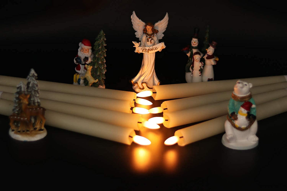 GenSwin 10.8" Flameless Floating Candles Wand Halloween Decorations