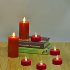 Battery Operated LED Tea Lights Flameless Flickering Candles 12PACK