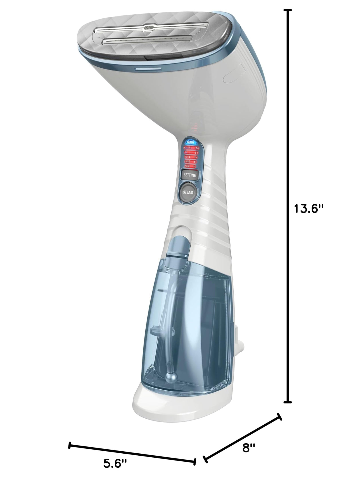 Conair Steamer for Clothes & Upholstery, Handheld, 3 Attachments, White