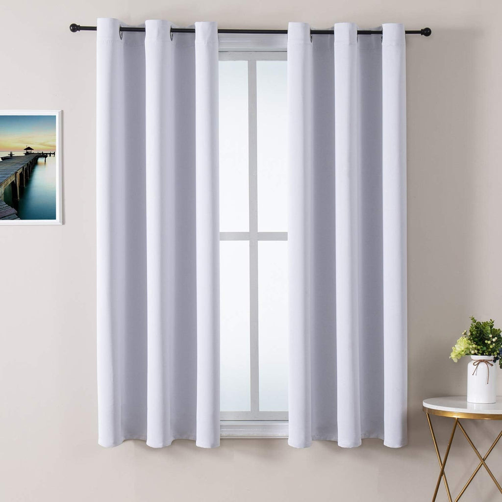 ChrisDowa Small Blackout Curtains for Kitchen and Bedroom 24 Inches Long