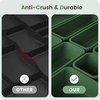 A-LuGei 【Military Grade】 Drawer Organizer for Vanity Bathroom Makeup Desk