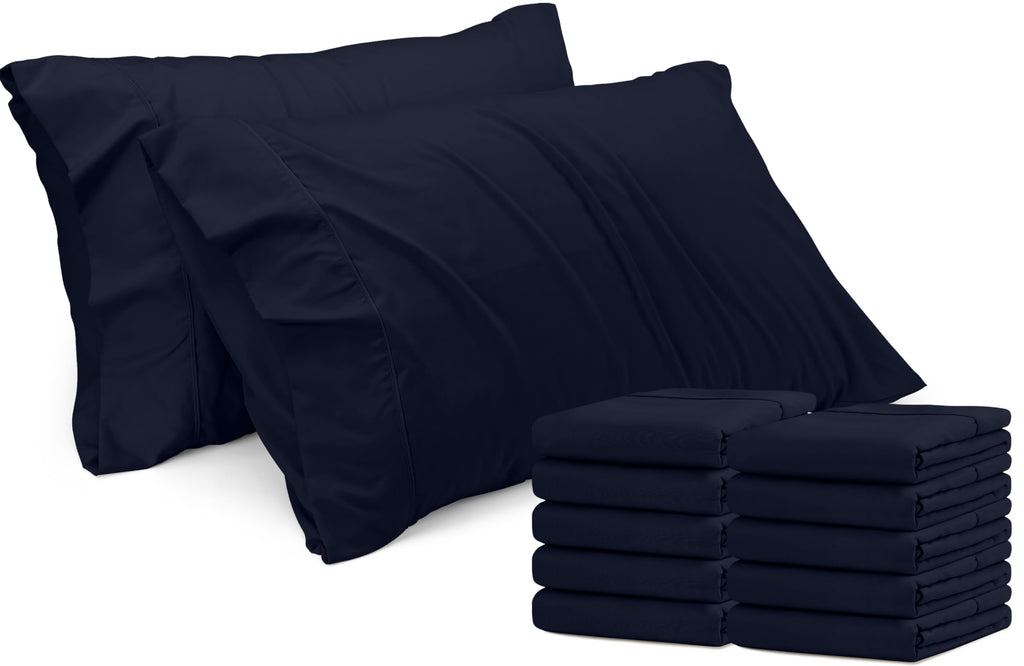 Pillow Covers Standard Set of 4, Soft and Comfy Pillow Cases, Purple