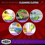 AIDEA Microfiber Cleaning Cloth-50PK, Microfiber Towels for Cars, 12"×12"