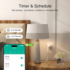 GHome Smart Plug, WiFi Smart Plugs that Work with Alexa and Google Home
