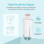 AQUA CREST Filter Replacement for Brita® Water Pitcher & Dispenser, 3 Pack