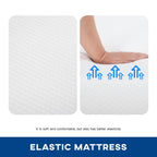 FDW | 5 Inch Twin Mattress | Medium Firm | Gel Memory Foam | White