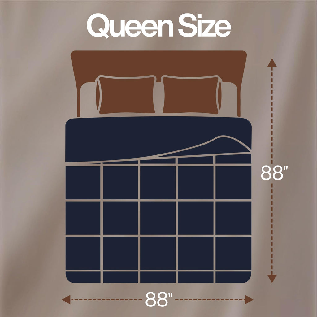 Utopia Bedding Queen Comforter, Duvet Insert, White, 88 x 88 Inches