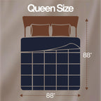 Utopia Bedding Queen Comforter, Duvet Insert, White, 88 x 88 Inches