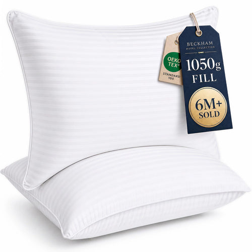 Beckham Hotel Collection Euro Size Throw Pillows (Set of 2), 26 x 26