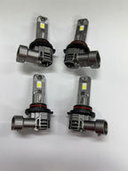 SEALIGHT 9005 H11 LED Bulbs Combo, 100000LM 10X Super Bright 6500K White, HB3 H8/H9/H16 Fog, 1:1 Real Size Plug-N-Play Pack of 4