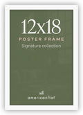 Americanflat 12x18 Picture Frame - Engineered Wood - White