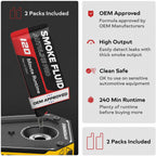 AutoLine Pro HyperSmoke™ Automotive Smoke Machine EVAP Vacuum Leak Tester | Pro Vers. w/Gauge | Adjustable Pressure - OEM Approved Smoke Fluid - Built-in Air Motor - Cone and EVAP Gas Cap Adapter