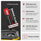 AutoLine Pro HyperSmoke™ Automotive Smoke Machine EVAP Vacuum Leak Tester | Pro Vers. w/Gauge | Adjustable Pressure - OEM Approved Smoke Fluid - Built-in Air Motor - Cone and EVAP Gas Cap Adapter