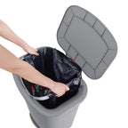 Glad Trash Can with Clorox Odor Protection | Plastic Bin, 13 Gal, Black