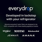 everydrop by Whirlpool Ice & Water Refrigerator Filter 4, Green, EDR4RXD1