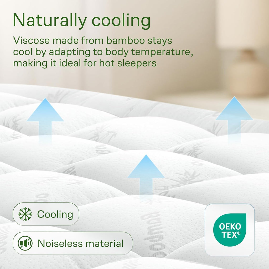 Niagara Sleep Solution Queen Ultra Soft Mattress Topper — Back Pain Relief