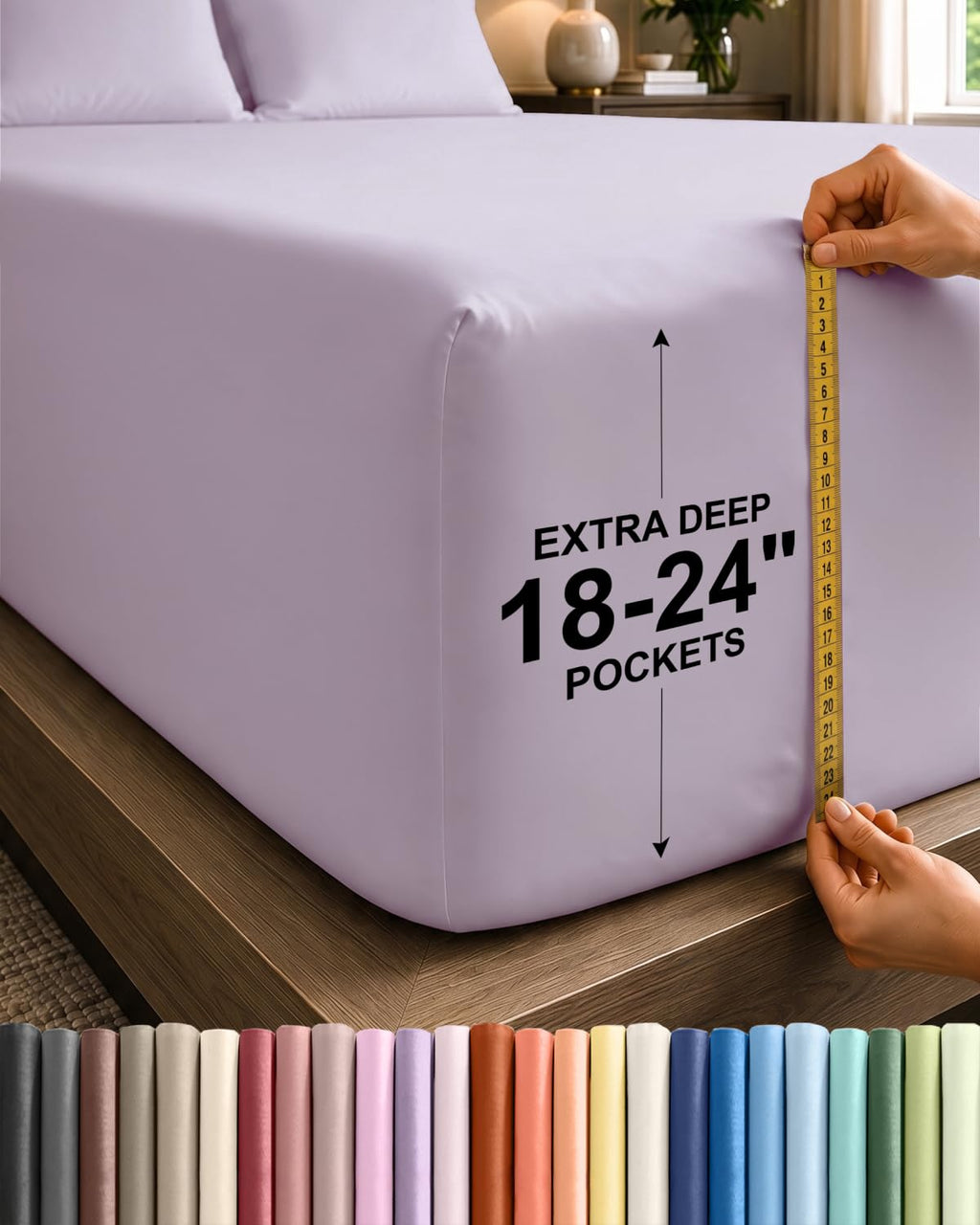 CGK Extra Deep Queen Single Fitted Sheet Only - Dark Grey