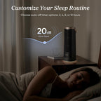 Levoit Tower Fan for Bedroom, 20dB Quiet Desk Fan, Easy to Carry & Plug-in