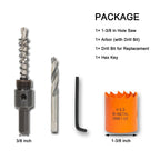 3 inch Hole Saw for Wood, Metal, Plastic & Drywall, with Arbor