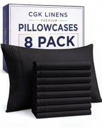 King Pillow Cases Set of 2 - Ultra Soft Cozy Pillowcase Covers - White