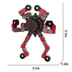 Transformable Fidget Spinners,9PCS Funny Sensory Fidget Toys for Kids