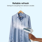 Conair Steamer for Clothes & Upholstery, Handheld, 3 Attachments, White