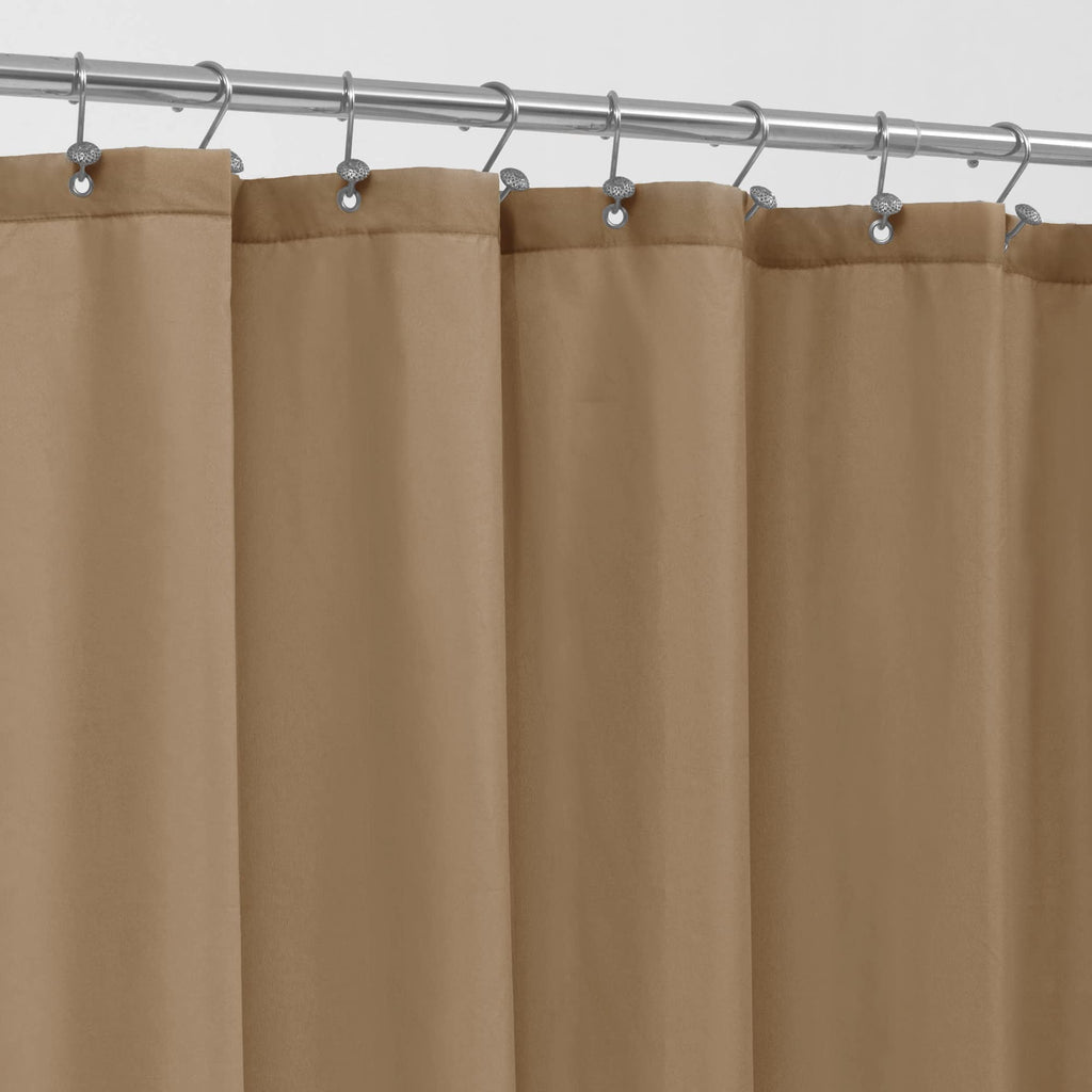 ALYVIA SPRING Waterproof Fabric Shower Curtain or Liner White, 72x72