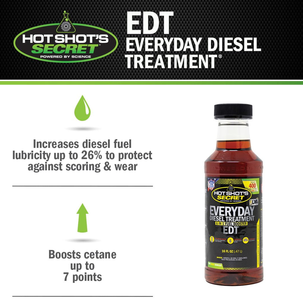 Hot Shot's Secret Everyday Diesel Treatment EDT, 16 oz