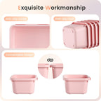 A-LuGei 【Military Grade】 Drawer Organizer for Vanity Bathroom Makeup Desk