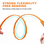 Drain Snake Clog Remover - 4 Pack 20 Inch Flexible Hair Tool