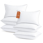 Sasttie Firm Pillows Queen Size Set of 2, Bed Pillows for Side, Back, and Stomach Sleepers - Oeko-Tex Certified Down Alternative Plump Filling - Hotel Quality and Machine Washable, 2 Pack