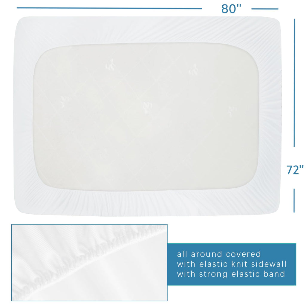Twin Size Mattress Protector Waterproof,Absorbent Fitted Sheet