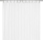 LiBa Shower Curtain PEVA 8G, 72x72 Inch Waterproof Clear