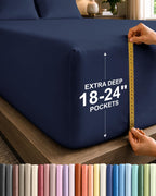 CGK Extra Deep Queen Single Fitted Sheet Only - Dark Grey