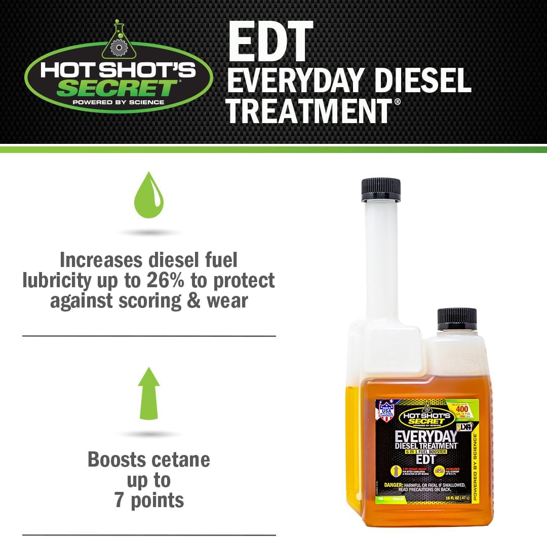 Hot Shot's Secret Everyday Diesel Treatment EDT, 16 oz
