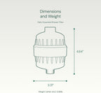 Aquabliss SF100 Daily Revitalize Shower Filter - Chrome