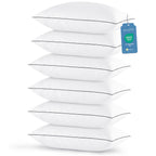 JOLLYVOGUE King Pillows 2 Pack, Cooling and Firm King Size Pillows with Oeko-Tex Certified Down Alternative Filling for Side, Back, and Stomach Sleepers, Hotel Collection